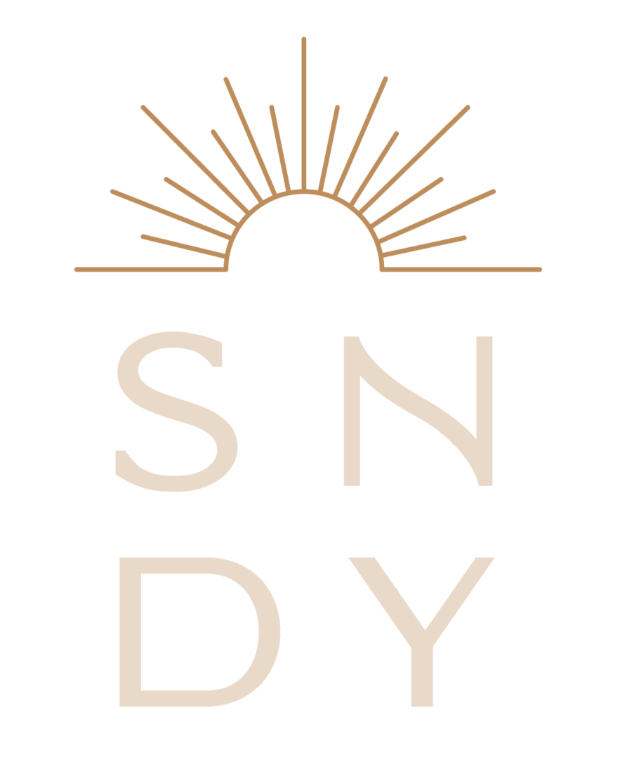 Sunday Plumbing sunrise logo on cream background